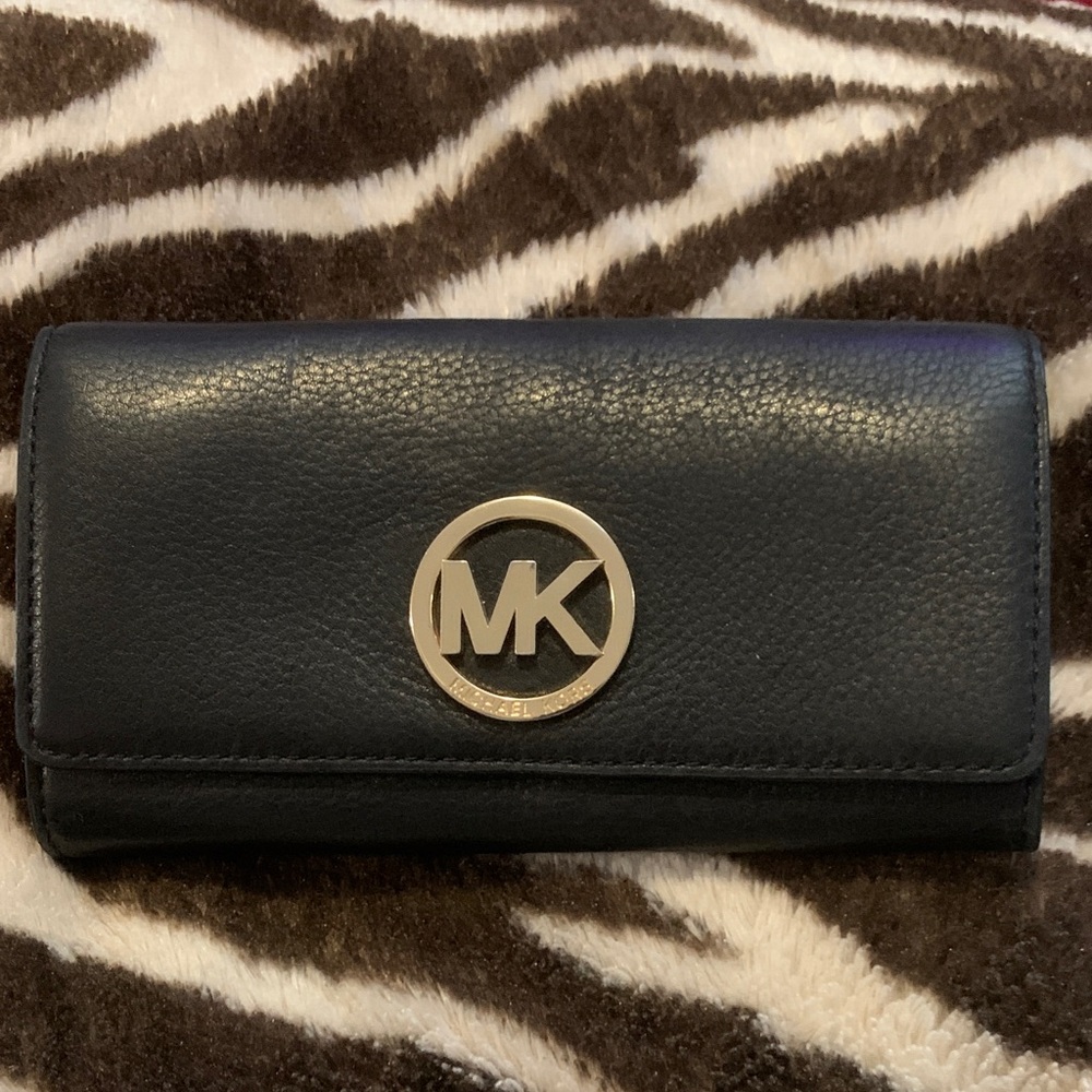 Michael Kors Black Leather Wallet